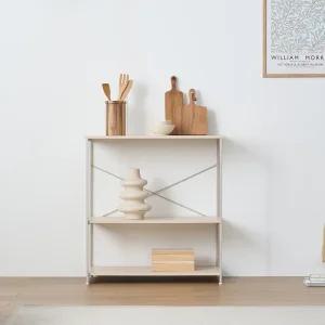 [모던하우스(가구)] 모던하우스 뉴몰리 800 3단선반장 베이지 CF1325003