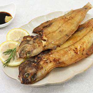 바로굽고 국산 기름가자미 반건조 손질 물가자미 구이 미주구리 대자 2미