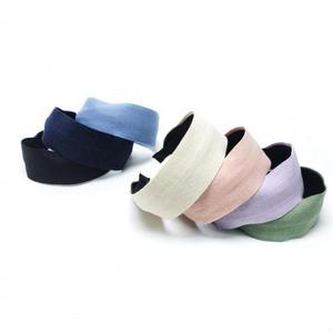 린넨헤어고급 한국식 넓은 머리띠 여자 세안용