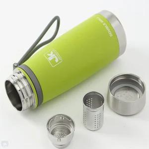 루온이스토어 등산보틀 티백텀블러 휴대용보온병 보온병 600ML 그린