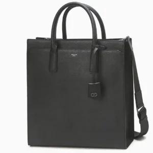 [갤러리아] [헤지스ACC] HJBA5E626BK 블랙 단색 소가죽 토트백