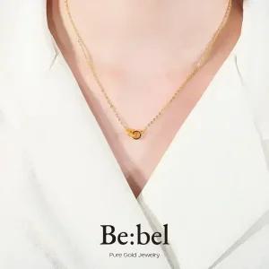 순금목걸이 3.75g(1돈) 24k 여자 자물쇠 포인트 비벨