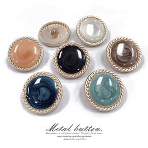 단추 골드 진주 여성 장식 의류 빈티지 정장 코트 드레스 금속 Diy 바느질 액세서리 작업 6 피스