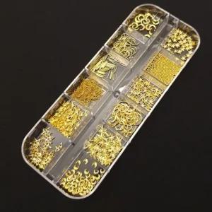 네일아트 데코용 파츠 금색 스타 장식 레진아트 소품 (WFJ8I35)