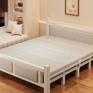 철제 접이식 침대 조립식 더블 철재 폴딩침대 하드 조립침대