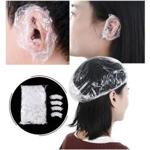 TC 일회용 염색 비닐 헤어 귀덮개 이어캡 헤어캡 100p (WFJAV6K)