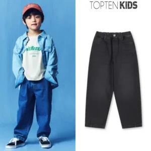 [탑텐키즈](신세계 사우스시티)25년 FW 공용) 배기 데님 팬츠 MKF3DP3213