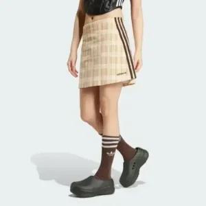 아디다스 코듀로이 타탄 스커트 IX7414