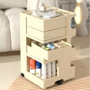 수납하마 360도 회전 이동 서랍 사각 2단 3단 트롤리 틈새 수납장