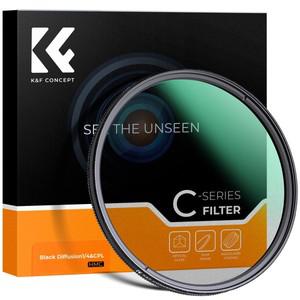 K&F Concept 2 in 1 CPL+ 1/4 블랙미스트 필터 67mm 82mm 77mm 72mm 58mm 55mm 52mm 49mm 46mm 43mm 37mm