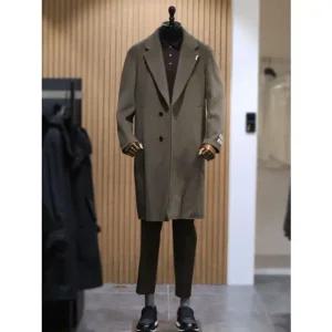 [갤러리아] BON 2종 택1 캐시미어 구스다운 라이너 반 더블 헨드메이드 롱 코트 BN3WHA572
