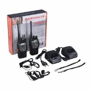 생활 무전기 업무용 장거리 라디오 BF-888S 2 PCS VHF/UHF 무선 세트