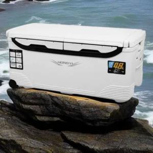 바다낚시 아이스박스 48리터 갈치 쿨러 PU 바퀴