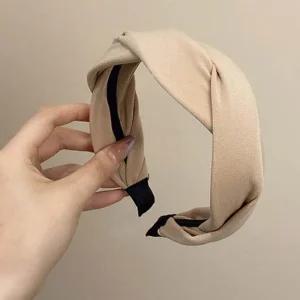 [LFKM7P9P_58]넓은 여자 대학생 여자터번 머리띠 코디