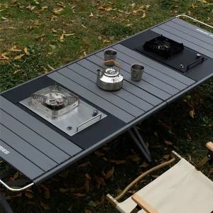 IGT테이블 대형 광폭 IGT캠핑테이블 경량 모듈형 버너포함 올인원 세트 캠핑