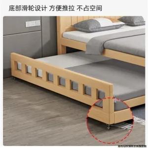 슬라이딩 2단 프레임 숙소 저상형 퀸 이층 형제 침대