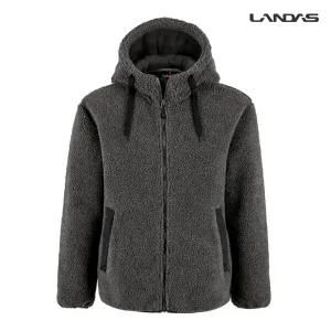 [랜더스][루페코리아] 랜더스 헤비 후드 양털 후리스 자켓 점퍼 JK490W 멜란지