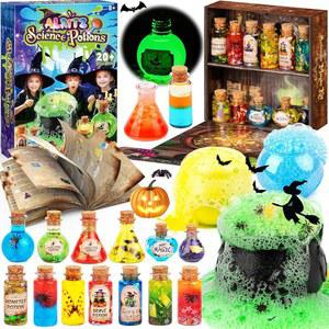 [미국배송] 알리츠 과학 포션 키트 - 매직 믹스 병 23개 마녀 가마솥 생일 파티 할로윈 장식 선물 장난감 남자 여자 8 9 10 11세 이상용