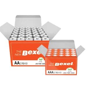 벡셀 더뉴 알카라인 AA건전지 20알 + AAA20알