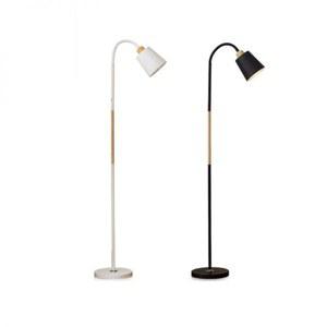 조명 무드 인테리어 수유 북유럽 플로어 화이트블랙 E27 스탠딩 수면 코너 램프 등 침실 심플한 컬러 우드 모던한 등 스타일