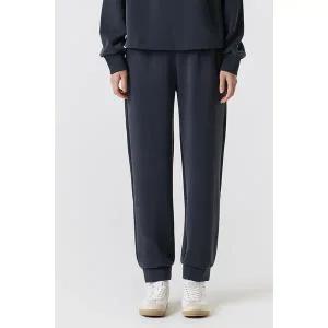 [르꼬끄](강남점)여성 레귤러조거 샌드워싱 더블텐션 팬츠 BLK / QQ322OFP84