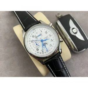 Longines New Master 컬렉션 Moonphase 40mm Men 시계 [세금포함] [정품] L2.673.4.78.3 손목시계 명품시계