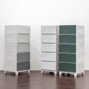 국내제작 튼튼한 홈클로젯 톤업 5단 서랍장 1+1 플라스틱 수납장 틈새 서랍정리함