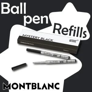 몽블랑 볼펜심 블랙 F M 2개입 1세트