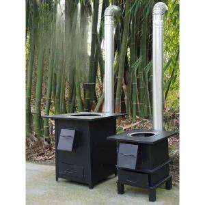 무쇠 화로 아궁이 주물 장작 농촌 무연 화덕 화롯대 땔감 소각로