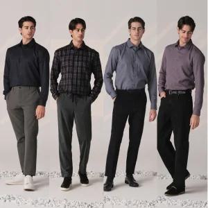 [란체티셔츠] 웜기모스타일 간절기 긴팔 커스텀핏 4종 택 1