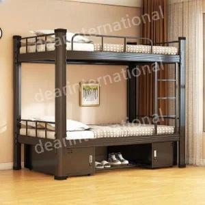 철제 2층침대 매트리스 포함 기숙사 벙커 성인 이층 철재 숙직실 펜션