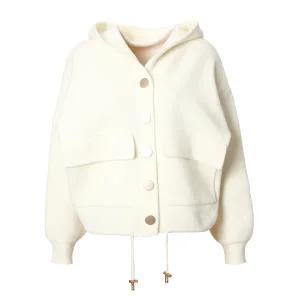 [롯데백화점]지고트 *플랩 포켓 니트 후드 가디건JRAE1CD523