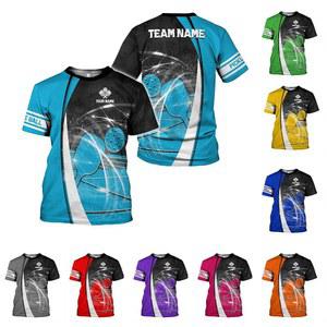 Susseaz 맞춤 피클볼 3D 티셔츠 남성 여성 선물 저지 셔츠 반팔 티 스포츠 핏 의류 의상