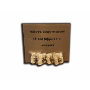 불쏘시개 착화제 피우리100 숯 벽난로 캠핑용 화목난로 장작