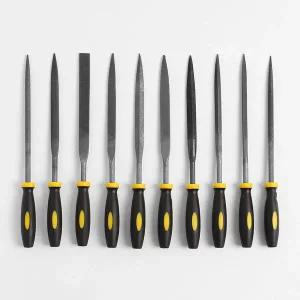 옐로우툴 야스리 쇠줄 10종세트 반달 평면 연마봉