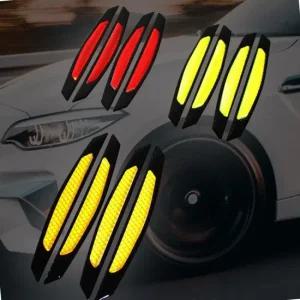 리플렉터 문콕방지 반사스티커 검정테두리 라인럭셔리도어가드 유니크번호판가드