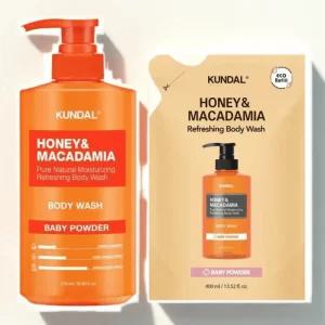 쿤달 퓨어 바디워시 500ml 1개 + 리필팩 400ml 베이비파우더