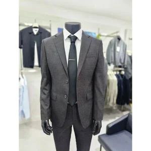 [지이크]/W]데님 라이크 브라운멜란지 투톤 슬림정장F2311BRM_BP