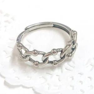 [콩심팥심]순은반지 프리다매듭 프리사이즈 925실버반지 실버주얼리