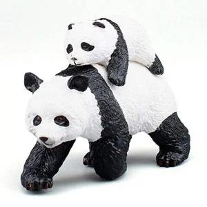엄마팬다와 동물 아기팬다 모형완구 50071 파포