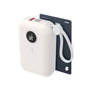 난연 일체형 보조배터리 10000 여행용 가벼운 보조배터리 기내 휴대용 충전기