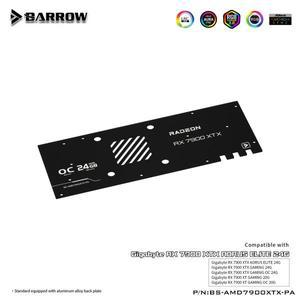 Gigabyte AORUS Radeon RX 7900 XTX/XT GPU 싱크 구리 베이스 아크릴 탑 BS-AMD7900XTX-PA 용 Barrow 액체
