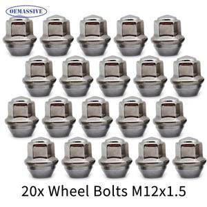 20x 자동차 휠 볼트 매트 카펫 러그 너트 타이어 허브 부품 2434886 5114407 ACPZ1012H 포드 포커스 퓨전