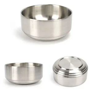 이중구조 스텐 비빔밥 후식 국수 면그릇 15cm 3호