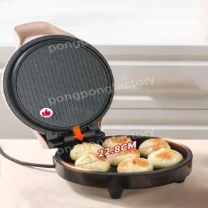 가정용 멀티 양면 팬 후라이팬 생선구이 누룽지 고기 구이 샌드위치 쿠커 원형 홈파티 그릴팬 전기 불판
