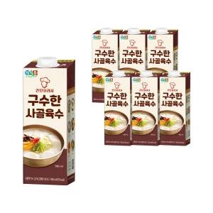 정식품 간단요리사 사골육수 950ml 6팩