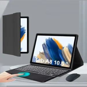 갤럭시탭 A8 10.5인치 무선 블루투스 키보드 케이스 스마트 스탠드 커버