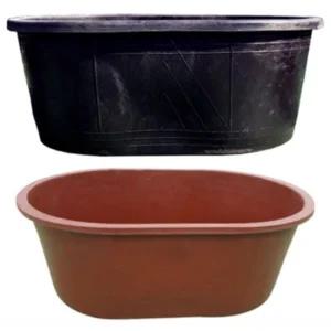 왕타원형 고무다라이 550리터 농사용 대형 빨래 김장통 고래통 세탁용