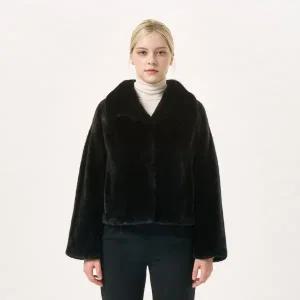 [진도모피](강남점)윙 카라 밍크 숏자켓 (CMJ017)