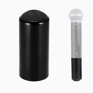 소프트폼 마이크 커버Shure BETA58 SM58 보컬 유선용 배터리 캡 커버 교체 밝은 검정색
